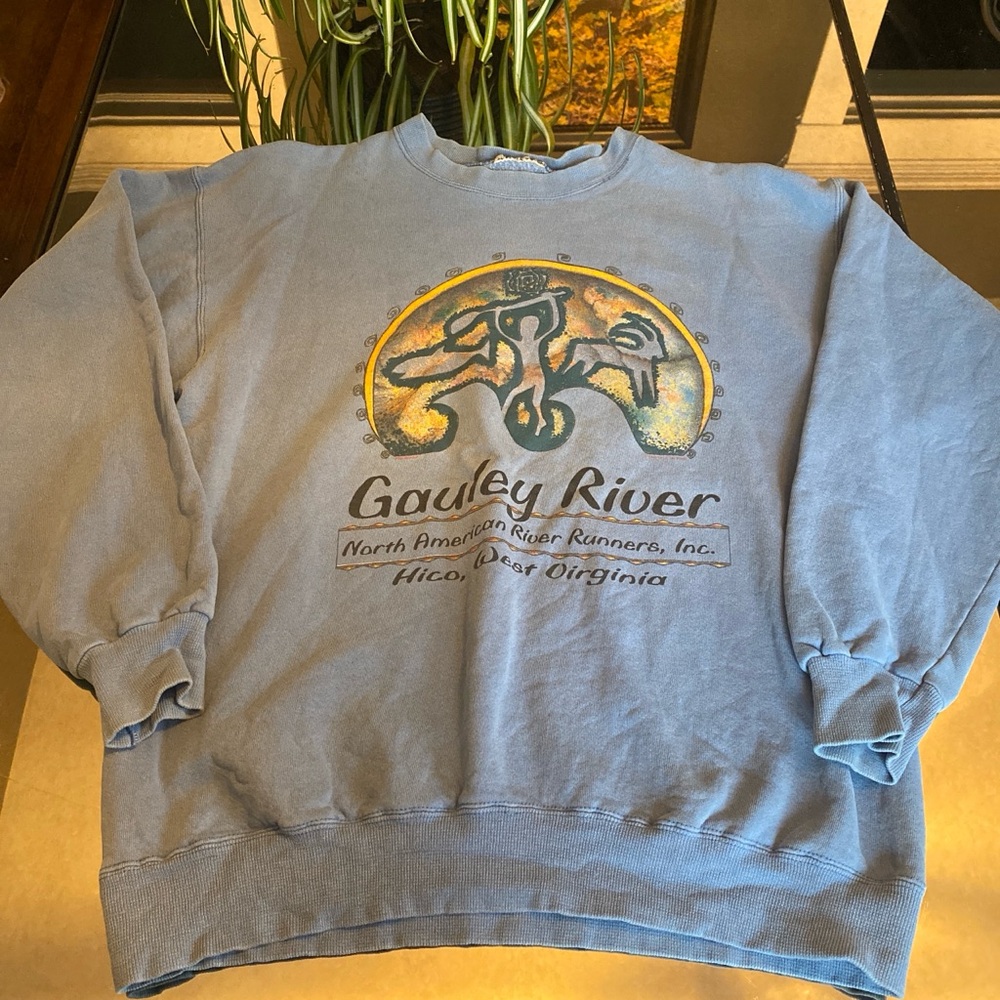 Vintage 90s Gauley River Hico, West Virginia Crewneck Sweatshirt